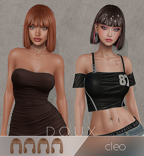 DOUX - Cleo hairstyle [BLOGGER PACK]