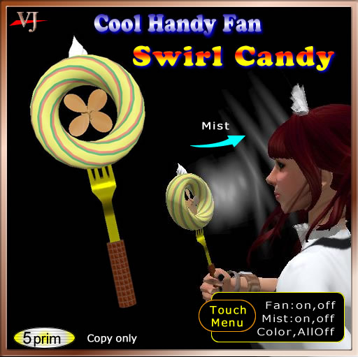Handy Fan Swirl Candy