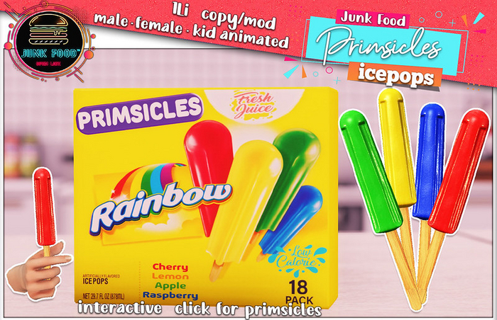 Junk Food - Primsicles Popsicles MyStory