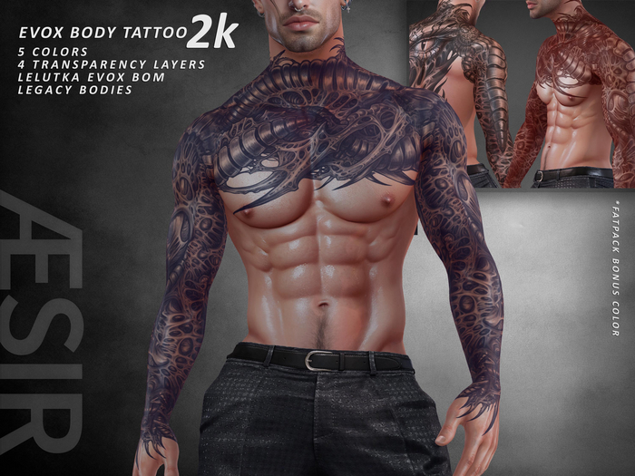 >AESIR< Alien Tattoo EvoX Black