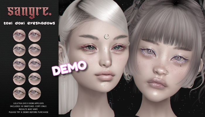 {sangre.} Toki Doki Eyeshadow - DEMO