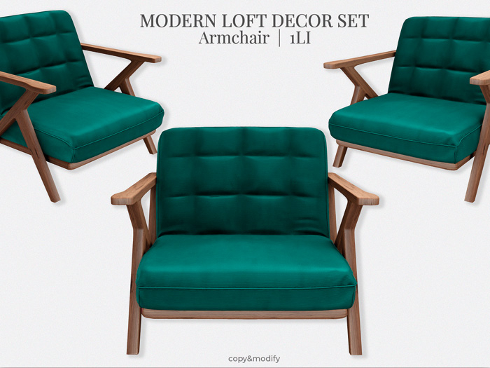 MINIMAL - Modern Decor Set Armchair