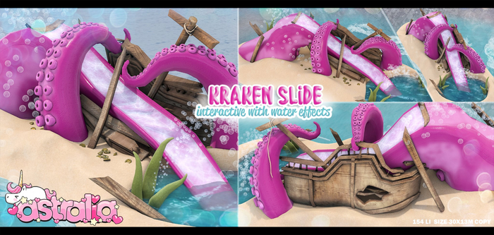Astralia - Kraken Slide Water Play