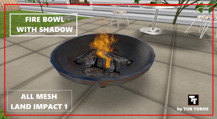 FIRE BOWL WITH SHADOW Li1