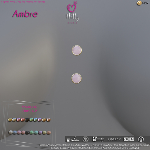 NATTY Piercing_Cleavage_Ambre PBR/BLINN