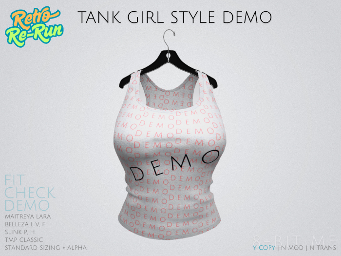 Tank Girl Style Tank Top DEMO Package