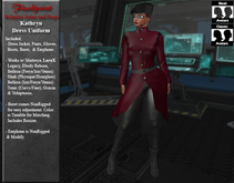 Kathryn Spaceforce - Dress Uniform Red