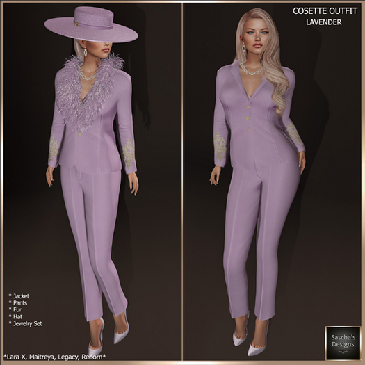 SAS - Cosette Lavender Outfit (LaraX & MB) 