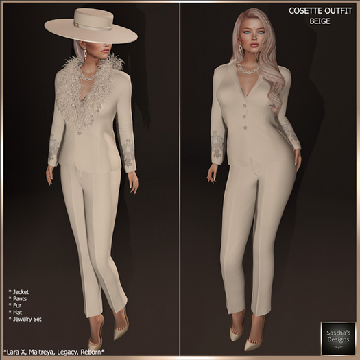 SAS - Cosette Beige Outfit (LaraX & MB)  