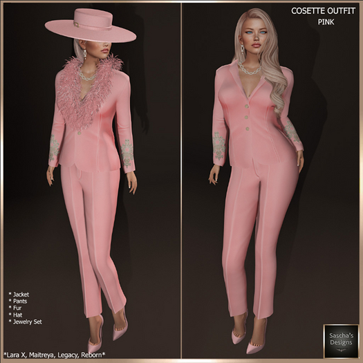 SAS - Cosette Pink Outfit (LaraX & MB)  