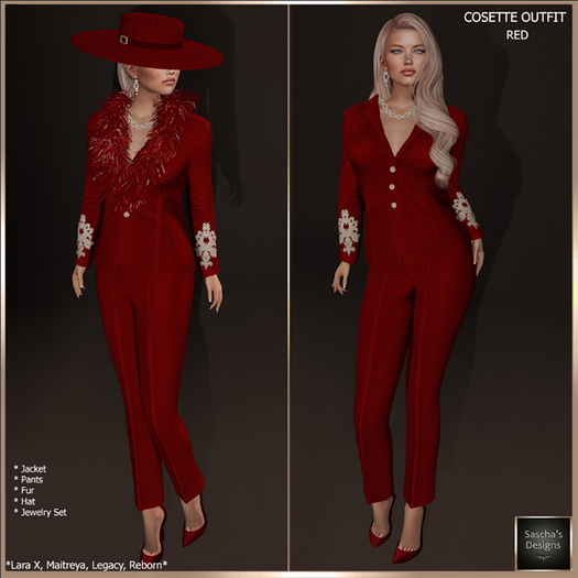 SAS - Cosette Red Outfit (LaraX & MB)  