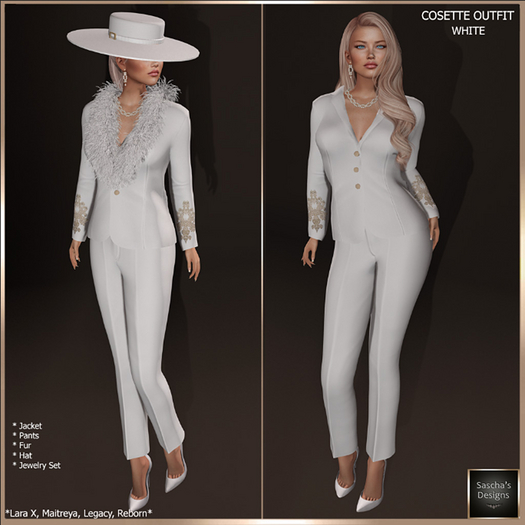 SAS - Cosette White Outfit (LaraX & MB) 