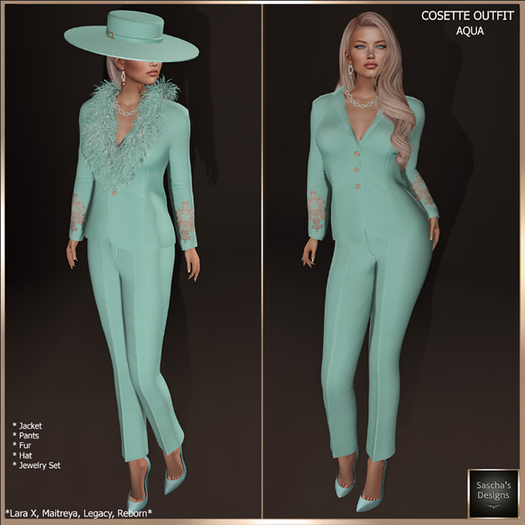 SAS - Cosette Aqua Outfit (LaraX & MB) 