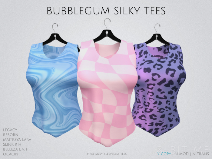 Bubblegum Silky Tees Package