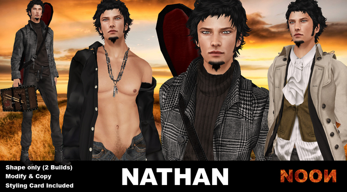 .::NOON::. Nathan Shape - Male shapes line