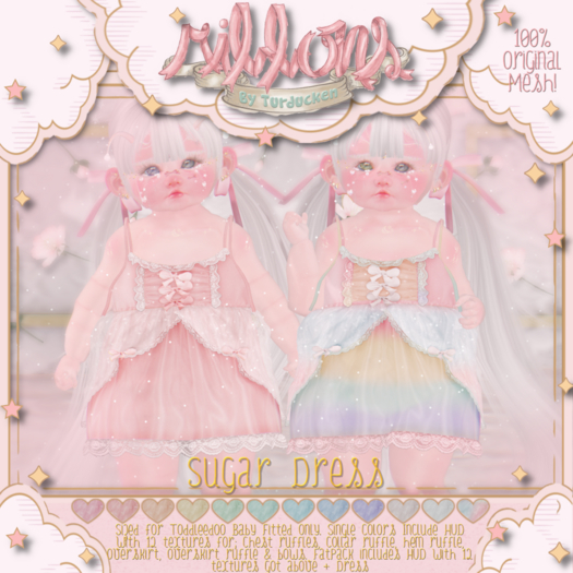 {Ribbons} Sugar Dress - Periwinkle {Box}