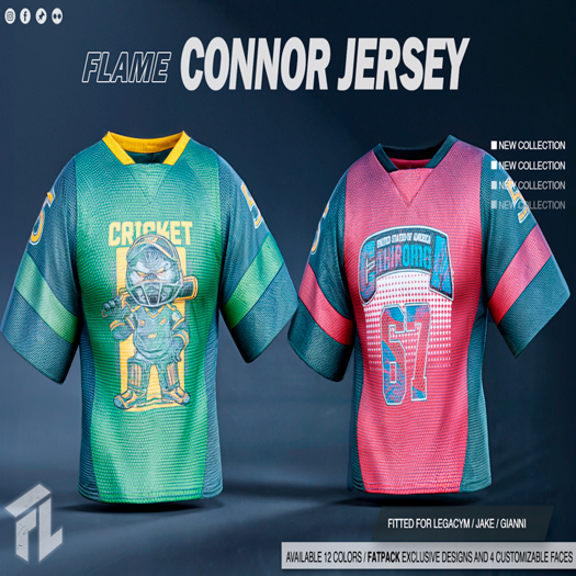 Flame Connor Jersey FATPACK