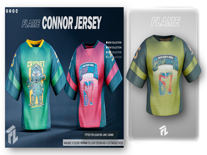 Flame Connor Jersey Yellow