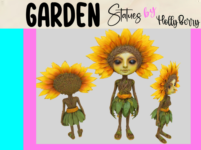 HB: Dryad Sunflower Statue FuLL PERM