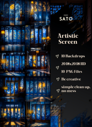 SATO - Artistic Screen backdrops (UNPACK)