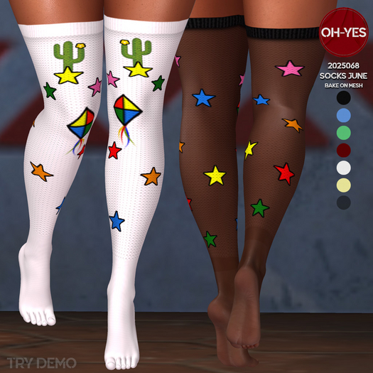 :::::Oh-Yes::::: 2025068 Socks June