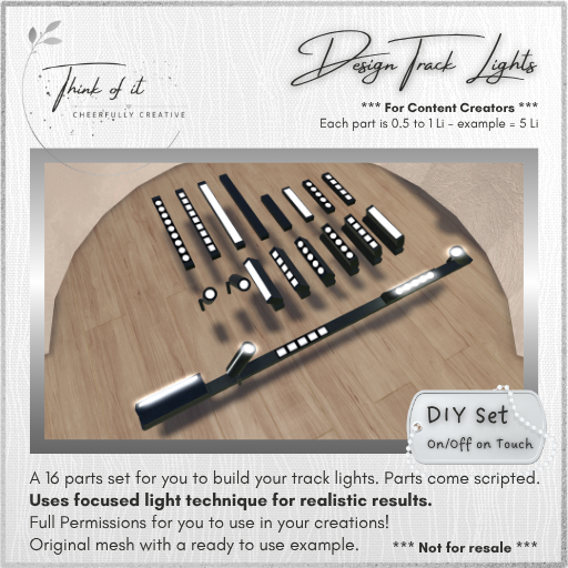 {ToI} Design Track Lights - Full Perms