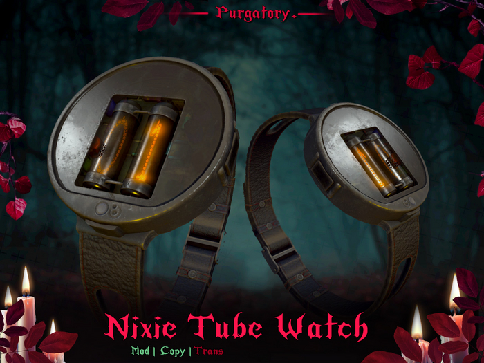 Purgatoire. - Montre Nixie Tube