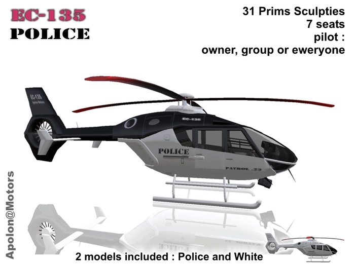 Helicopter EC-135 POLICE ( Inspired by Eurocopter )