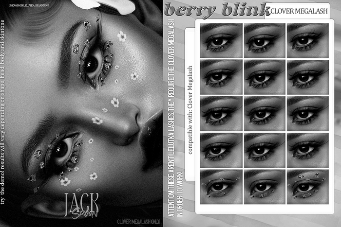 [demo] Jack Spoon. berry blink Lashes [Clover Megalash applier]