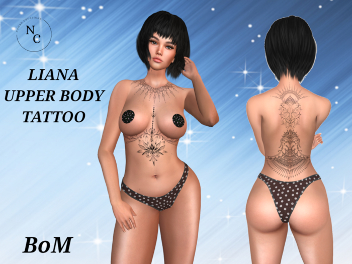 Liana Upper Body Tattoo