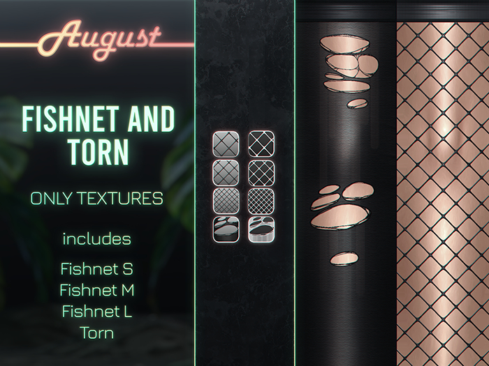 [• AUGUST •] - HUD Haru tights (fishnet&torn)