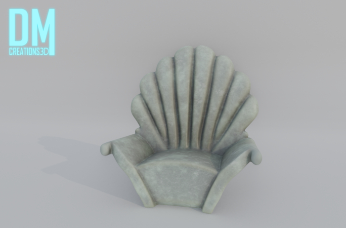 Shell Throne Full Perm Mesh