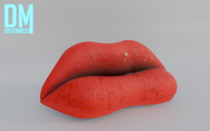 Lips Sofa A01 Full Perm Mesh