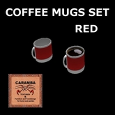 Coffee mugs set red (modify/copy)