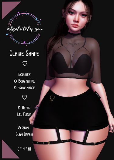 {Absolutely You} Claire Shape / / Lel Fluer 4.0