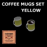 Coffee mugs set yellow (modify/copy)