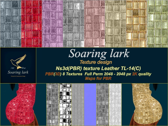 Ns3d(PBR) texture Leather TL-14(C)