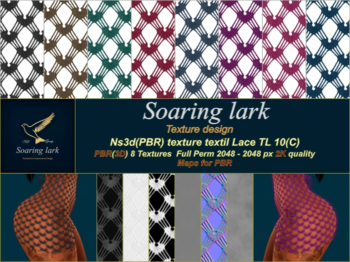 Ns3d(PBR) texture textil Lace TL 10(C)