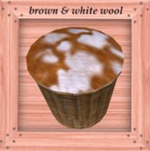G&S mottled brown wool 