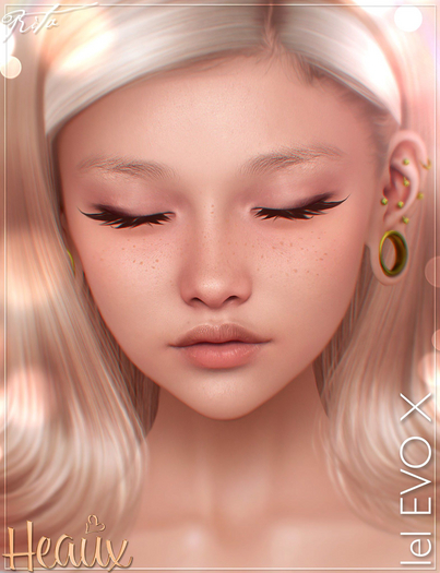 [Heaux] Rita - Snow  *Velour Tone