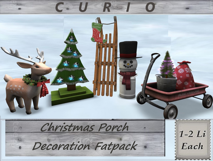 Christmas Porch Decorations (Fat Pack)