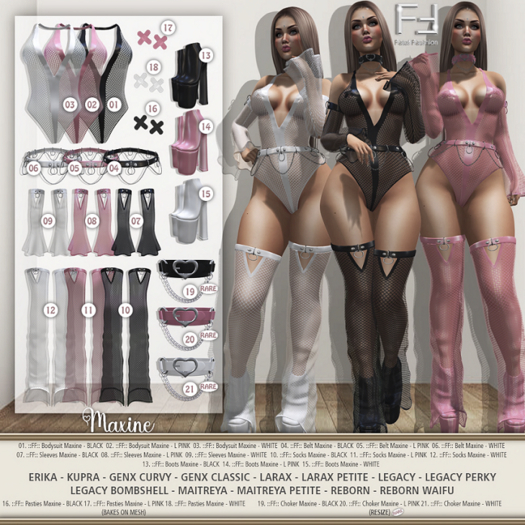 ::FF:: Maxine set PINK complete