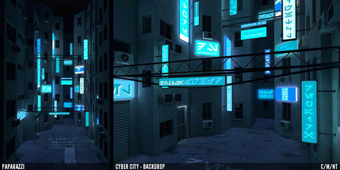 Paparazzi - BACKDROP - Cyber City 2