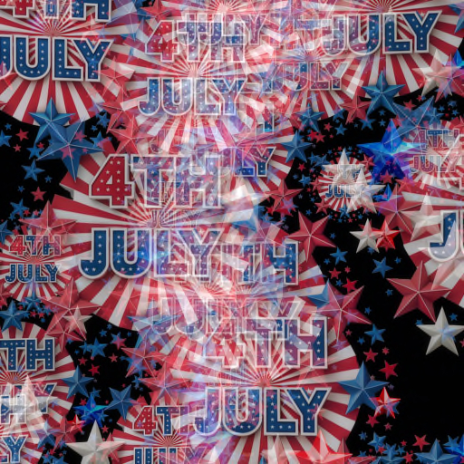   4th of July  Confetti Tosser Thrower