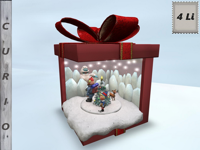 Rudolph Gift Wrapped Music Box