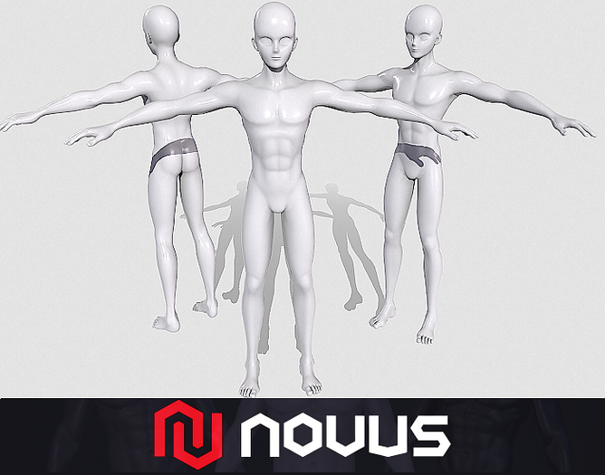 Anime Boy Mannequin - Display {Mesh}