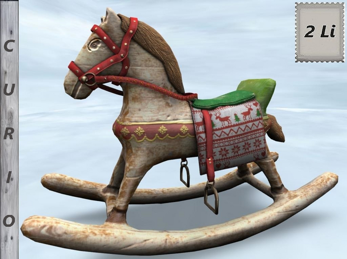 Vintage Christmas Rocking Horse