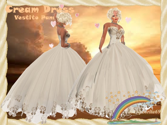 Cream Dress