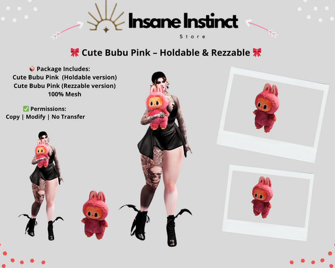 Cute Bubu Pink 
