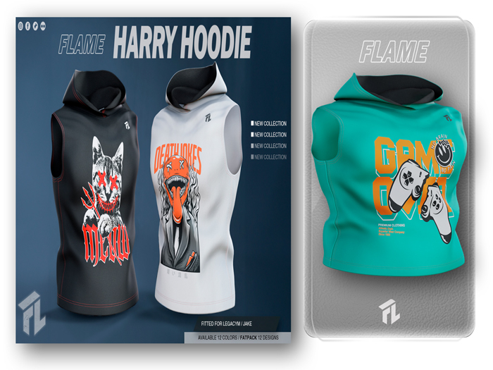 Flame Harry Hoodie V3